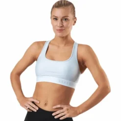 Armour Mid Crossback Bra Grey
