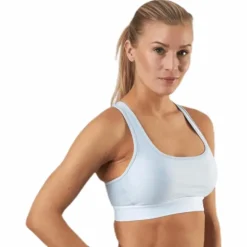 Armour Mid Crossback Bra Grey