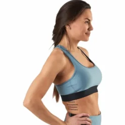 Armour Mid Crossback Bra Blue