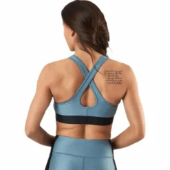 Armour Mid Crossback Bra Blue