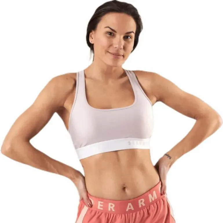 Armour Mid Crossback Bra Pink