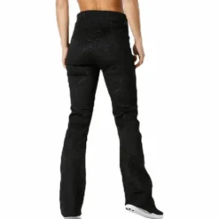 Asphalt Flower Pant Black