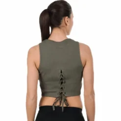 Astoria Laced Tank Green