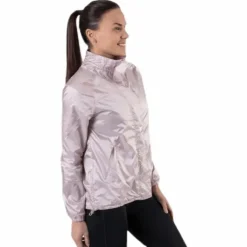 Athlete Recovery Woven Iridescent Jacket Pink