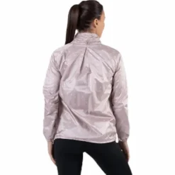 Athlete Recovery Woven Iridescent Jacket Pink