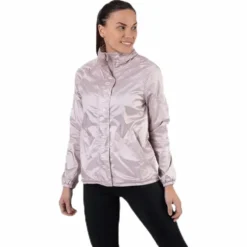 Athlete Recovery Woven Iridescent Jacket Pink