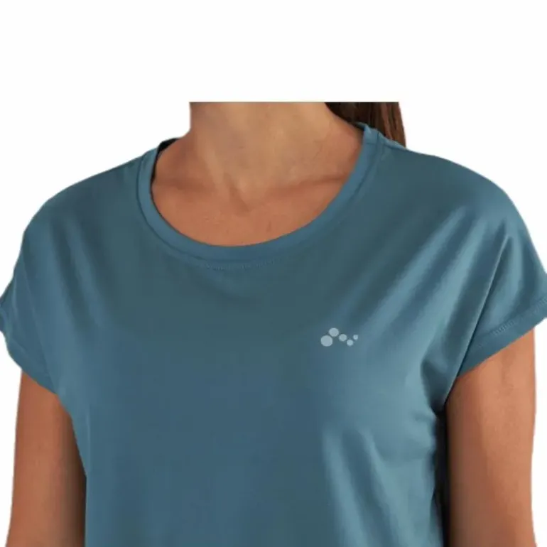 Aubree Ss Loose Training Tee Blue