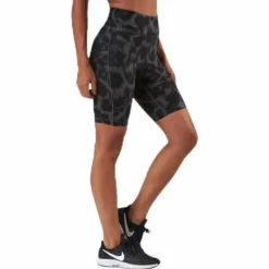 Awake Printed Biker Tights Black/Grey