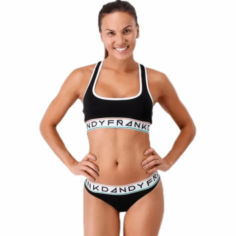 Bamboo Bralette White/Black