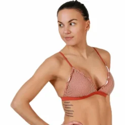 Barbara Bikini Triangle Bra Red