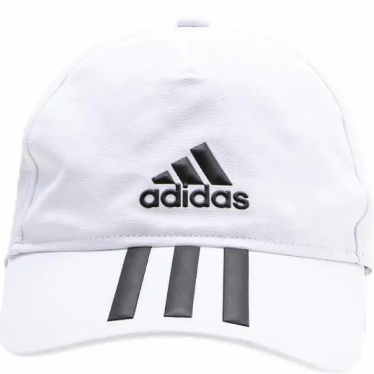 Baseball 3 Stripes Cap White/Black