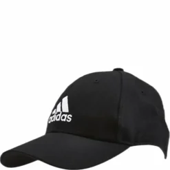 Baseball Cap Cotton Twill Black / Black / White