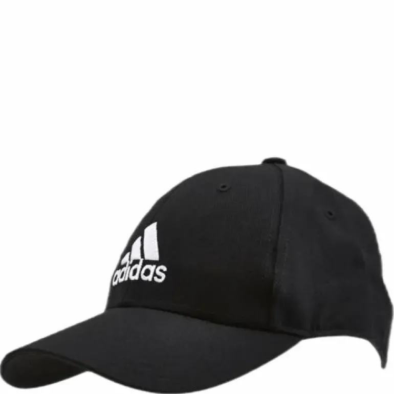 Baseball Cap Cotton Twill Black / Black / White