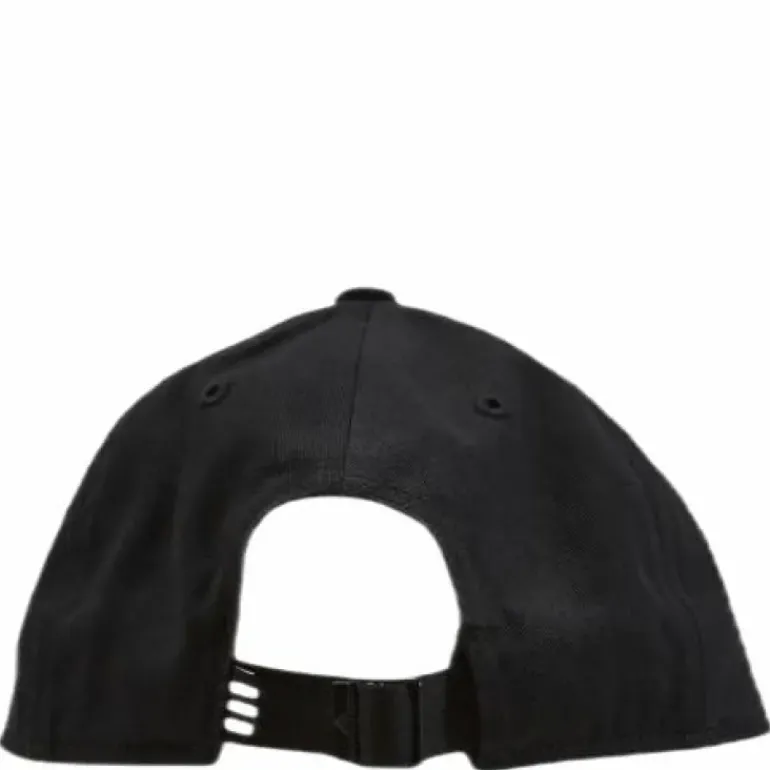 Baseball Cap Cotton Twill Black / Black / White