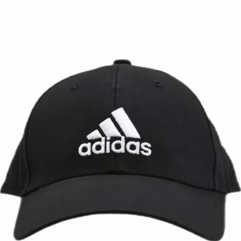 Baseball Cap Cotton Twill Black / Black / White