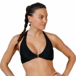 Belin Bikini Halterneck Bra Black