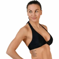 Belin Bikini Halterneck Bra Black