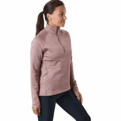 Berthe Midlayer Half Zip Taupe