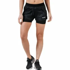 Black 2-Lay Shorts Black