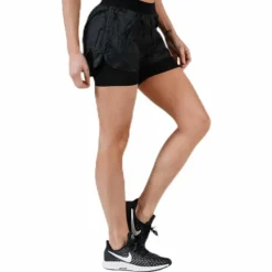 Black 2-Lay Shorts Black