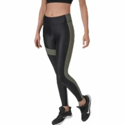 Blocked Compression Tights Green