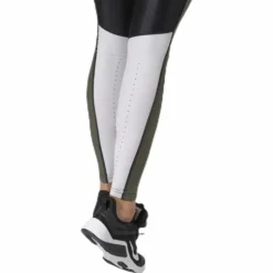 Blocked Compression Tights Green