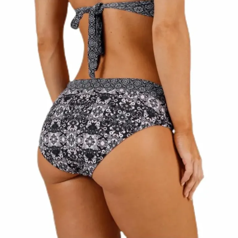 Blossom Bikini Bottom Black