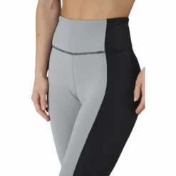 Borg High Waist Two-Tone Grey
