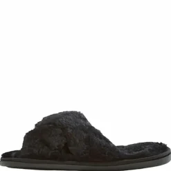 Brahny W Plush Slipper Black
