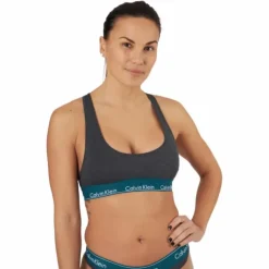 Bralette Charcoal Heather_topaz Gemston