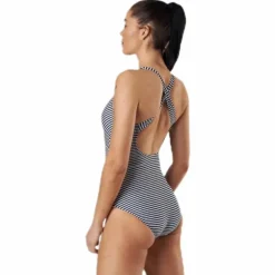 Brighton Swimsuit w Racerback Blue/White