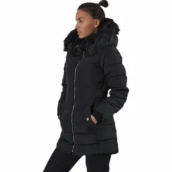 Camilla Quilted Coat Cc Otw Black
