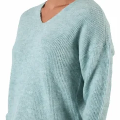 Camilla V-Neck L/S Pullover Knt Beige