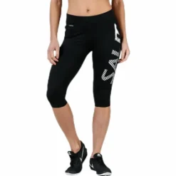 Capri Logo Tights W Black