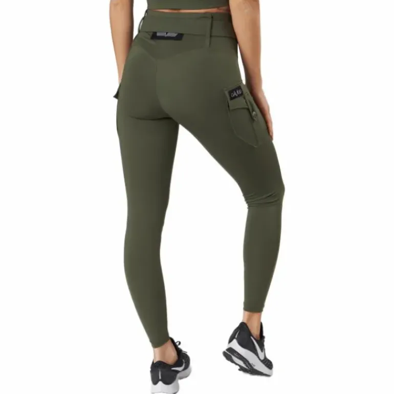 Cargo Leggings Military Green