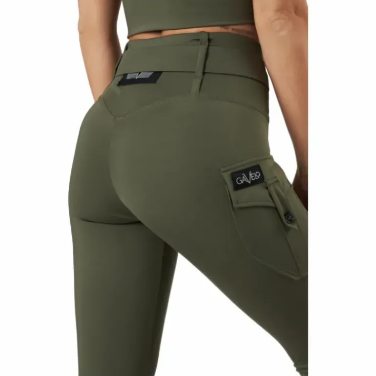 Cargo Leggings Military Green