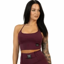 Cargo Top Burgundy Dark Red