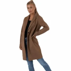 Carrie Bonded Coat Otw Brown