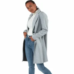 Carrie Bonded Coat Otw Grey