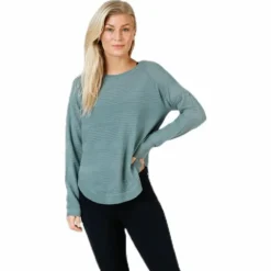Caviar Long Sleeve Pullover Knit Chinois Green
