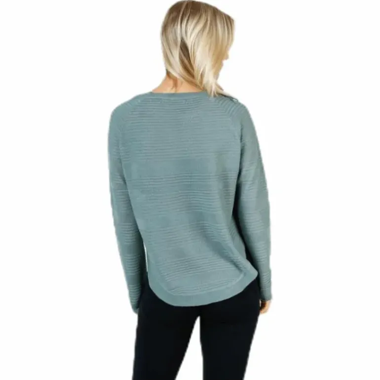 Caviar Long Sleeve Pullover Knit Chinois Green