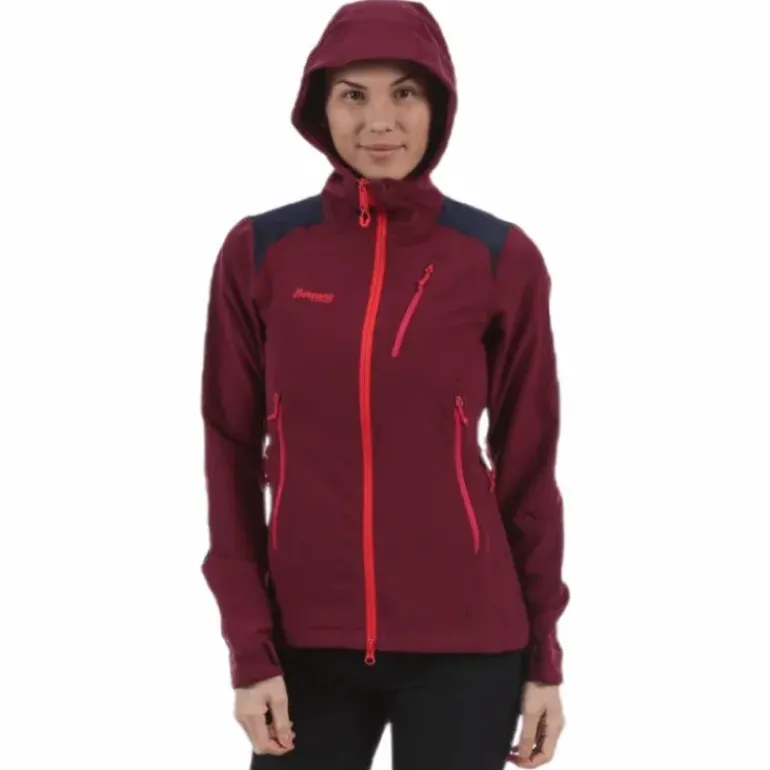 Cecilie Mountaineering Jacket Grey/Red