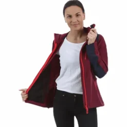 Cecilie Mountaineering Jacket Grey/Red