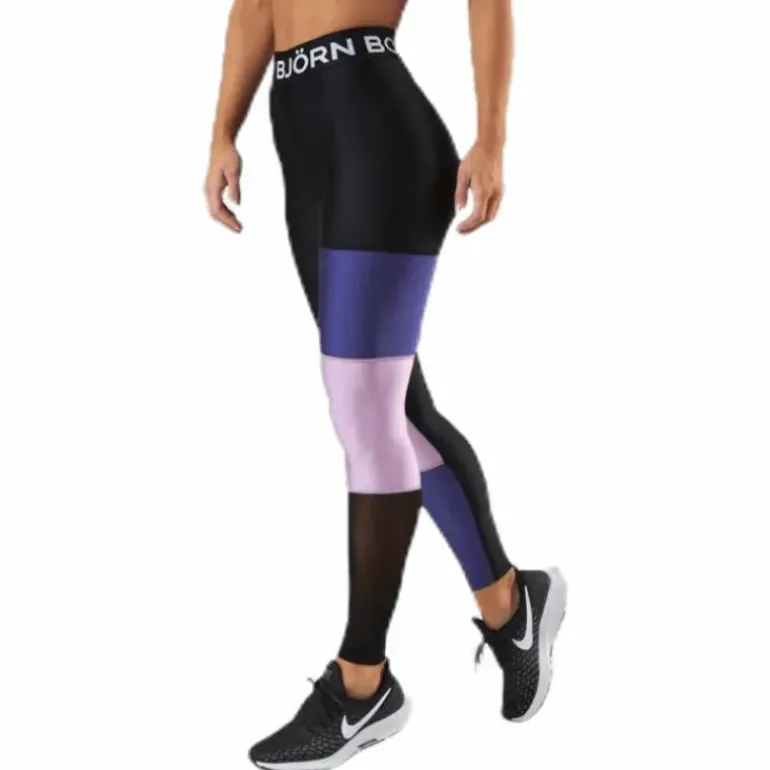 Cendall Blocked Tights Blue