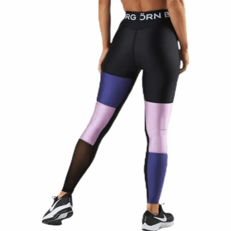Cendall Blocked Tights Blue