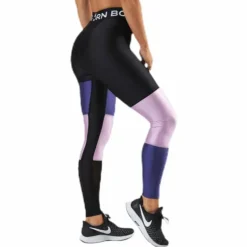 Cendall Blocked Tights Blue