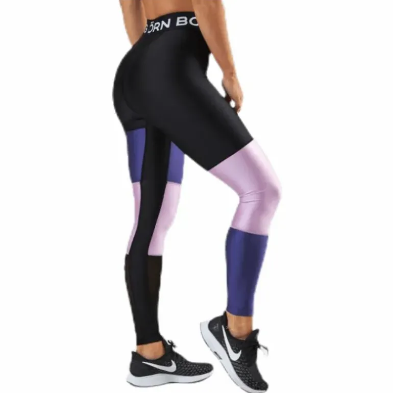 Cendall Blocked Tights Blue