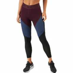 Chia Blocked Tights Red