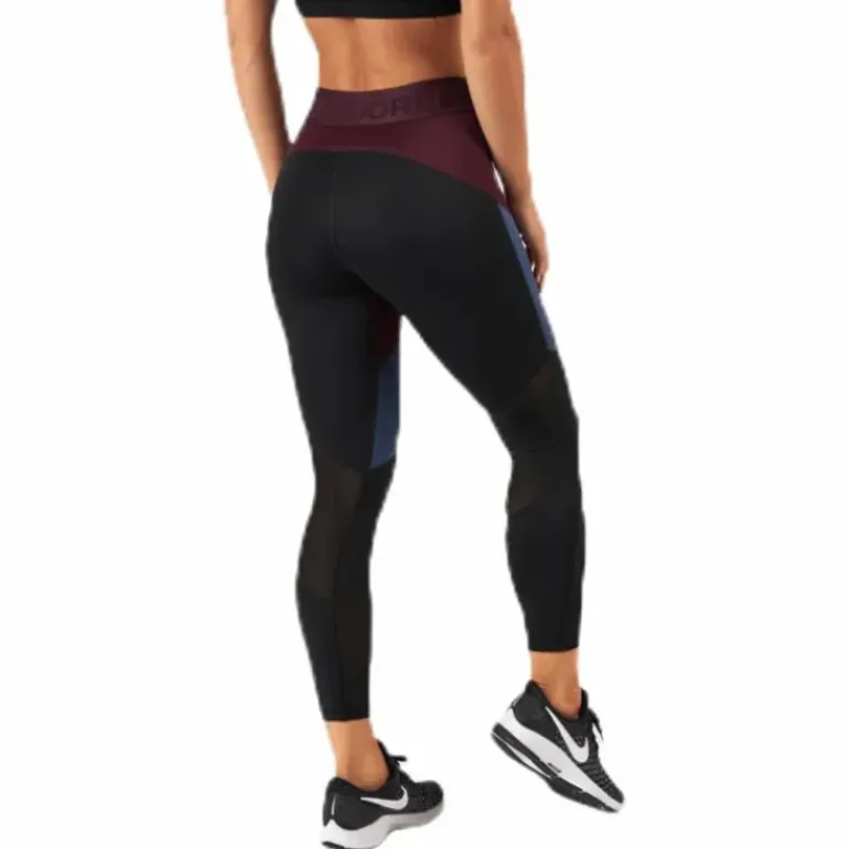 Chia Blocked Tights Red