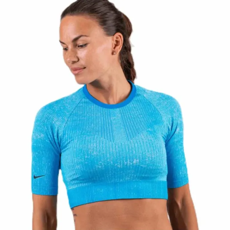 City Ready Knit Top Blue